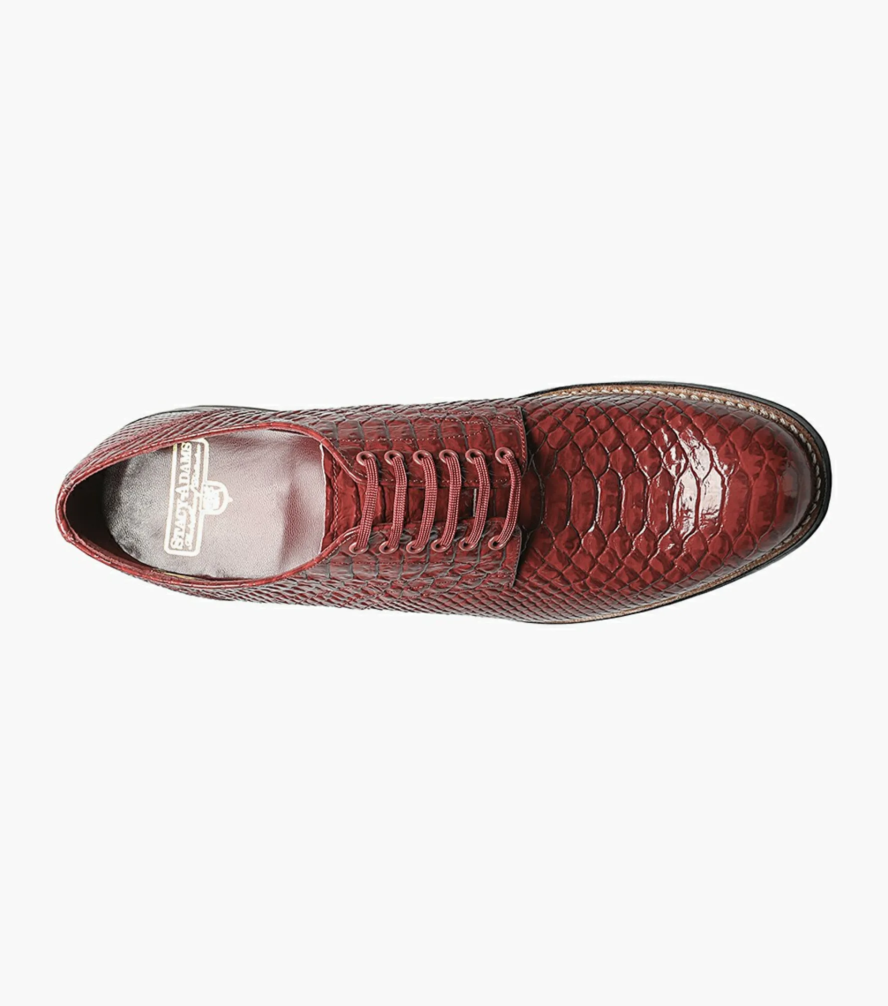 Stacy Adams Madison Anaconda Plain Toe Oxford