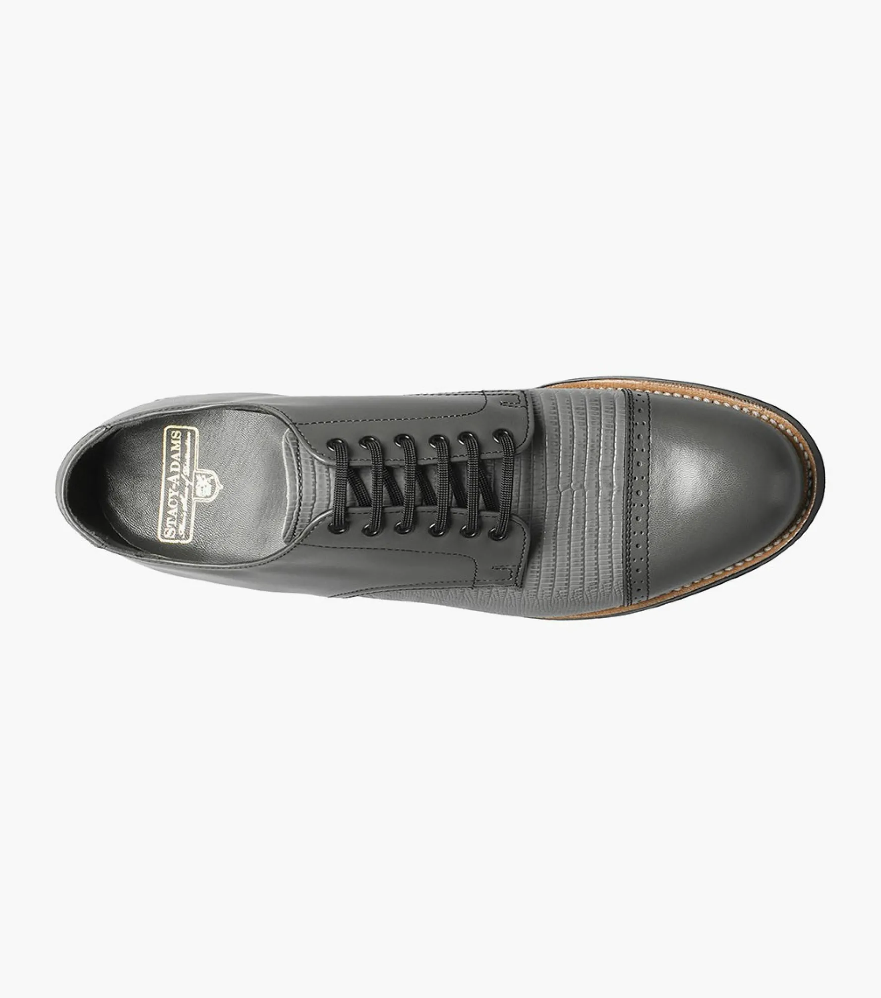 Stacy Adams Madison Lizard Cap Toe Oxford