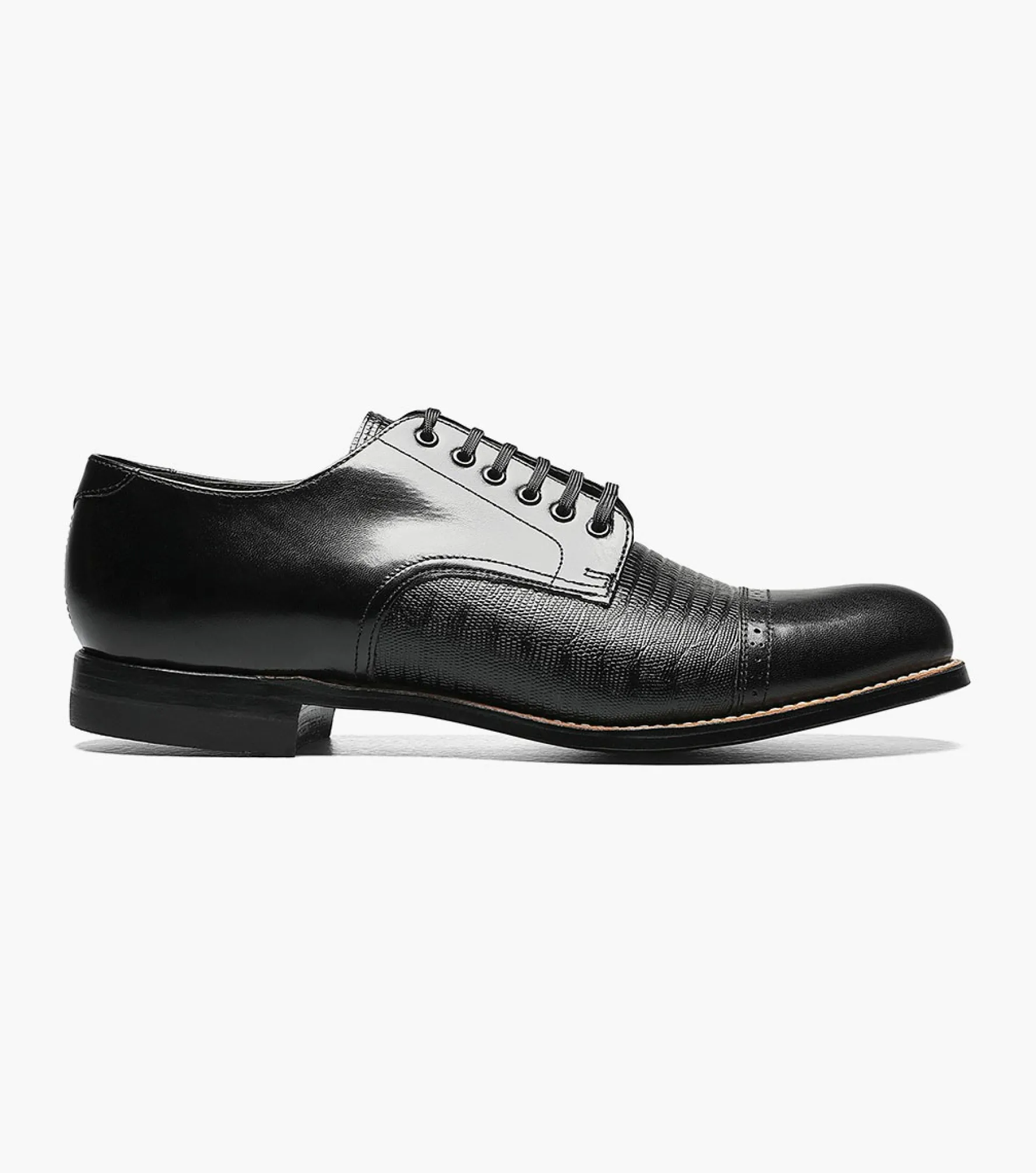 Stacy Adams Madison Lizard Cap Toe Oxford