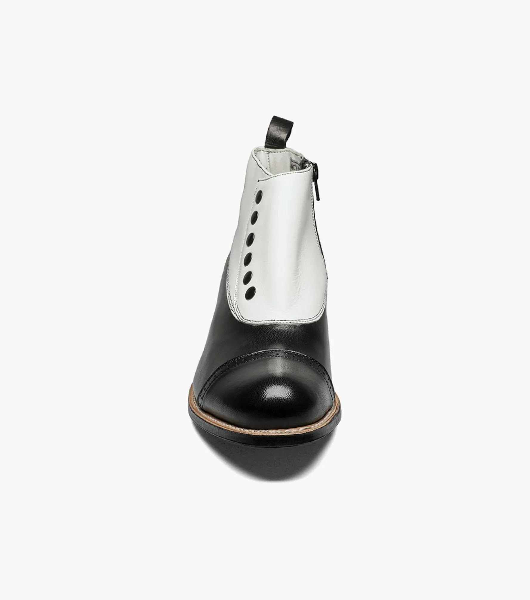 Stacy Adams Madison Spectator Spat Cap Toe Boot