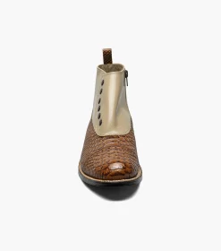 Stacy Adams Madison Spectator Spat Cap Toe Demi Boot