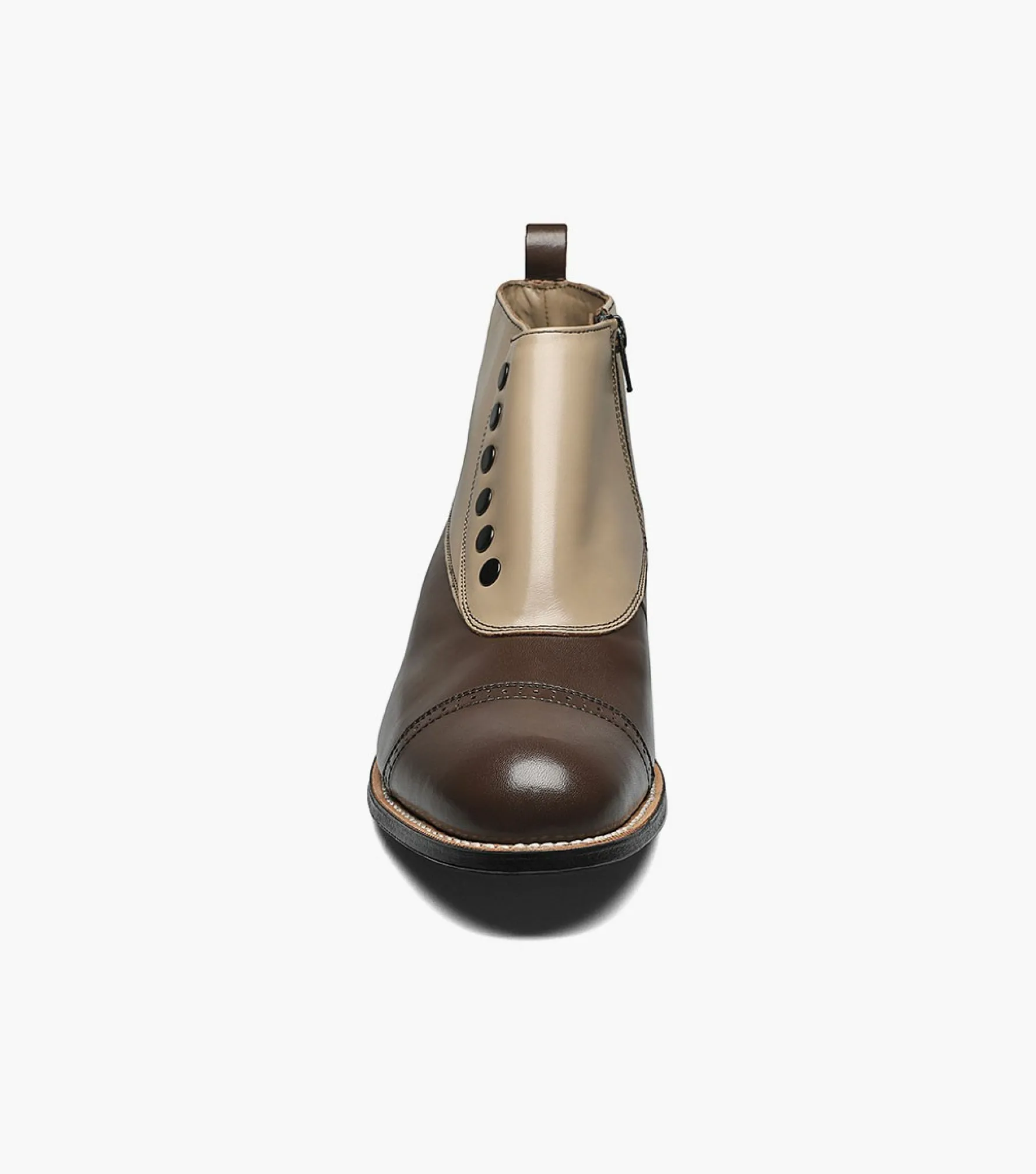 Stacy Adams Madison Spectator Spat Cap Toe Boot