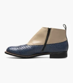 Stacy Adams Madison Spectator Spat Cap Toe Demi Boot