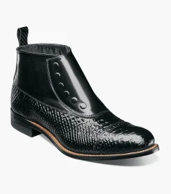 Stacy Adams Madison Spectator Spat Cap Toe Demi Boot