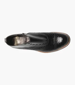 Stacy Adams Madison Spectator Spat Cap Toe Demi Boot