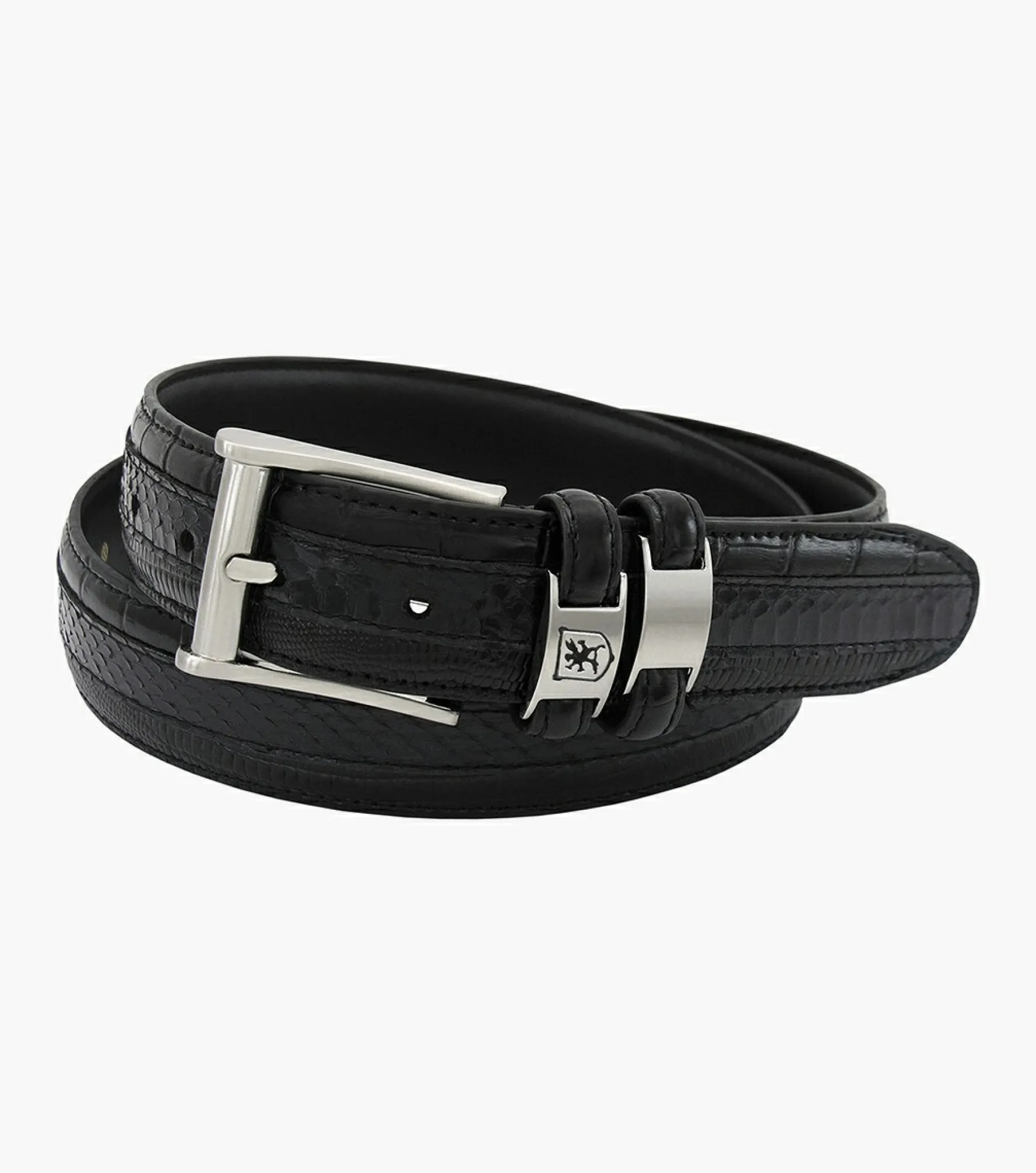 Stacy Adams Maes Xl Genuine Leather Embossed Belt