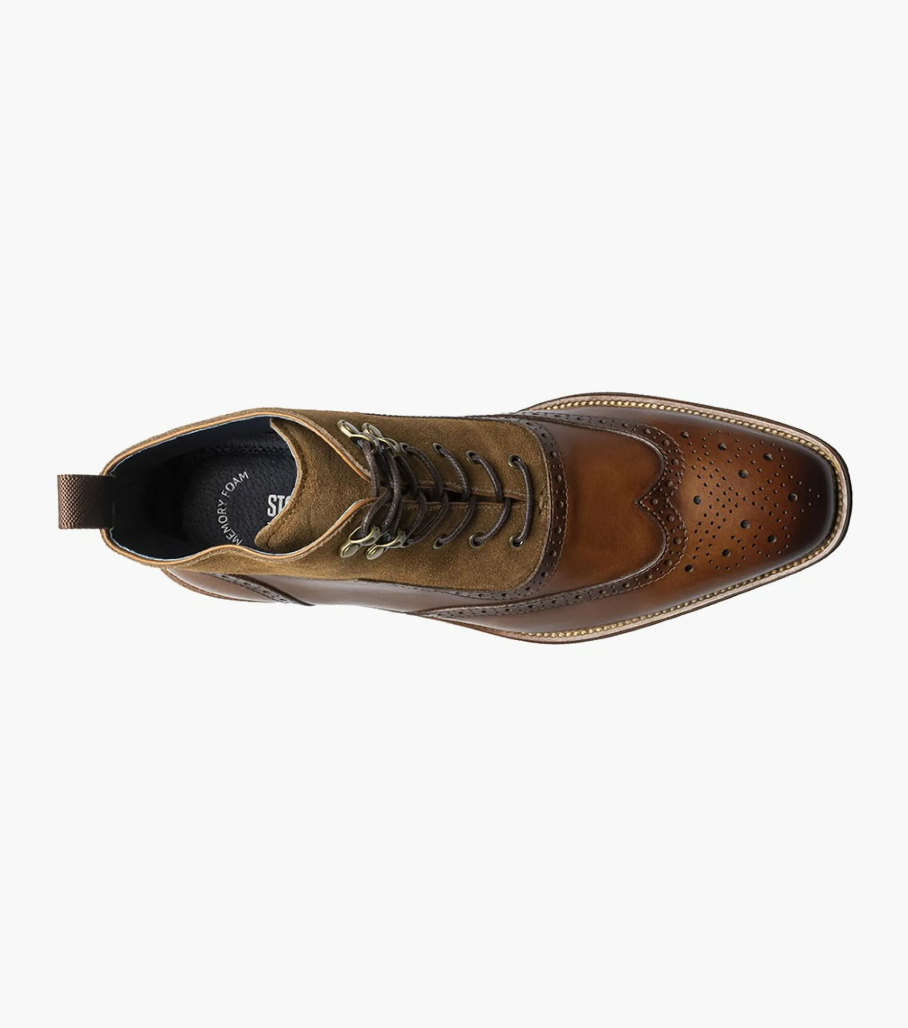 Stacy Adams Malone Wingtip Lace Up Boot