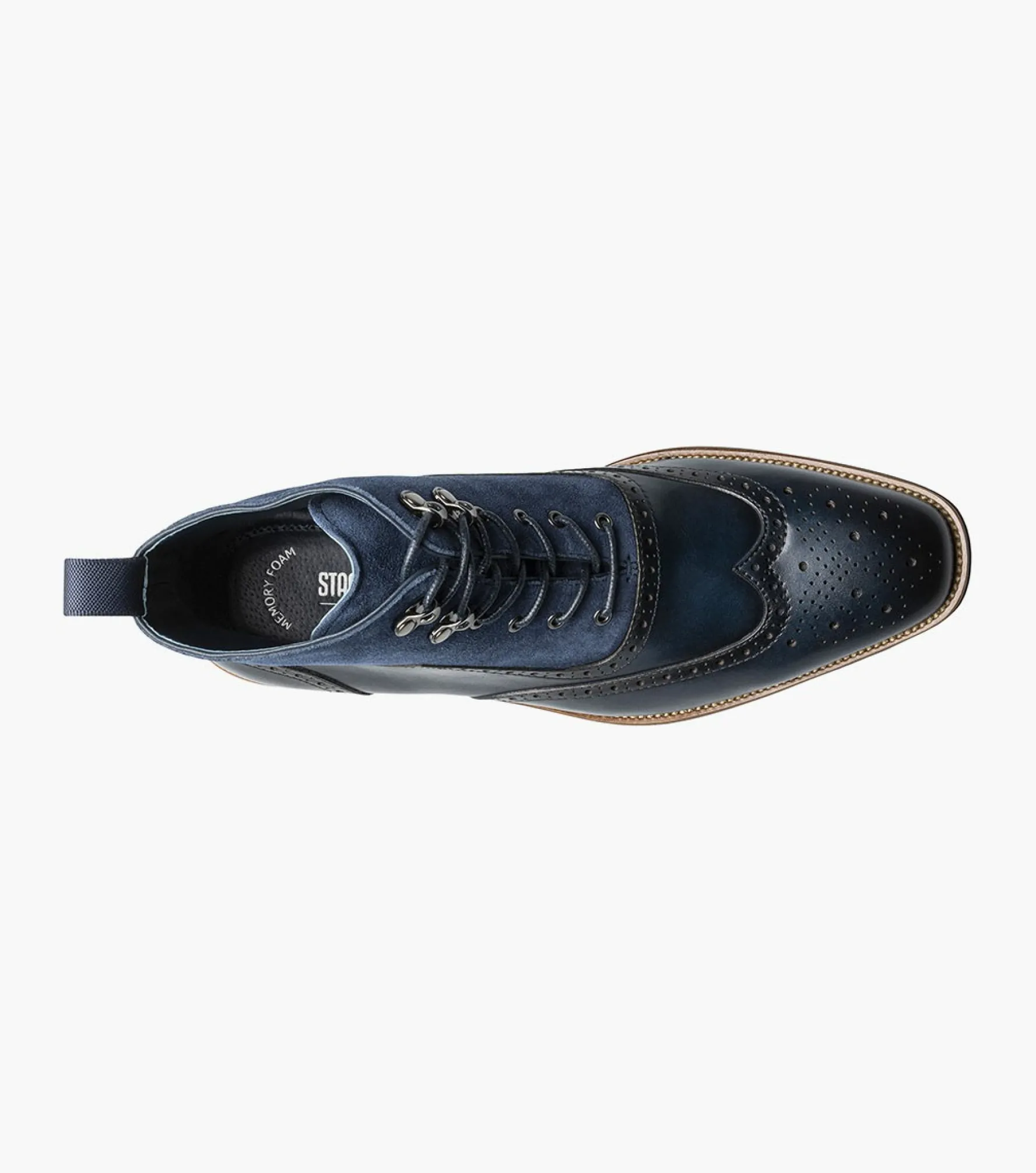 Stacy Adams Malone Wingtip Lace Up Boot