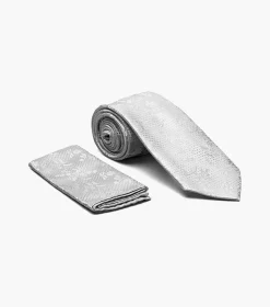 Stacy Adams Mateo Tie And Hanky Set
