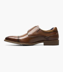 Stacy Adams Mathis Cap Toe Monk Strap