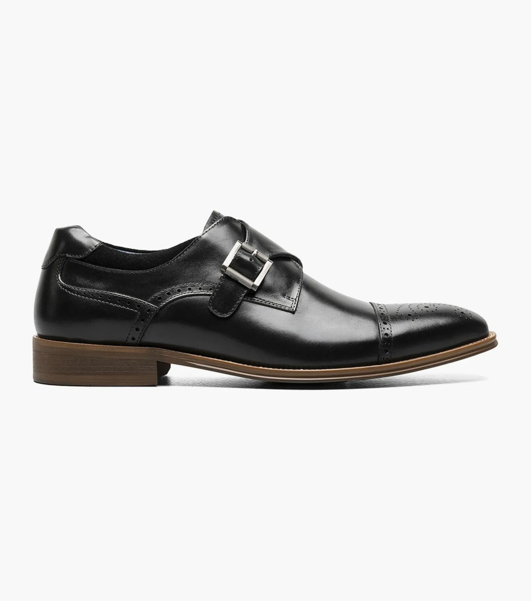Stacy Adams Mathis Cap Toe Monk Strap