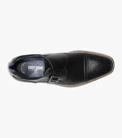 Stacy Adams Mathis Cap Toe Monk Strap