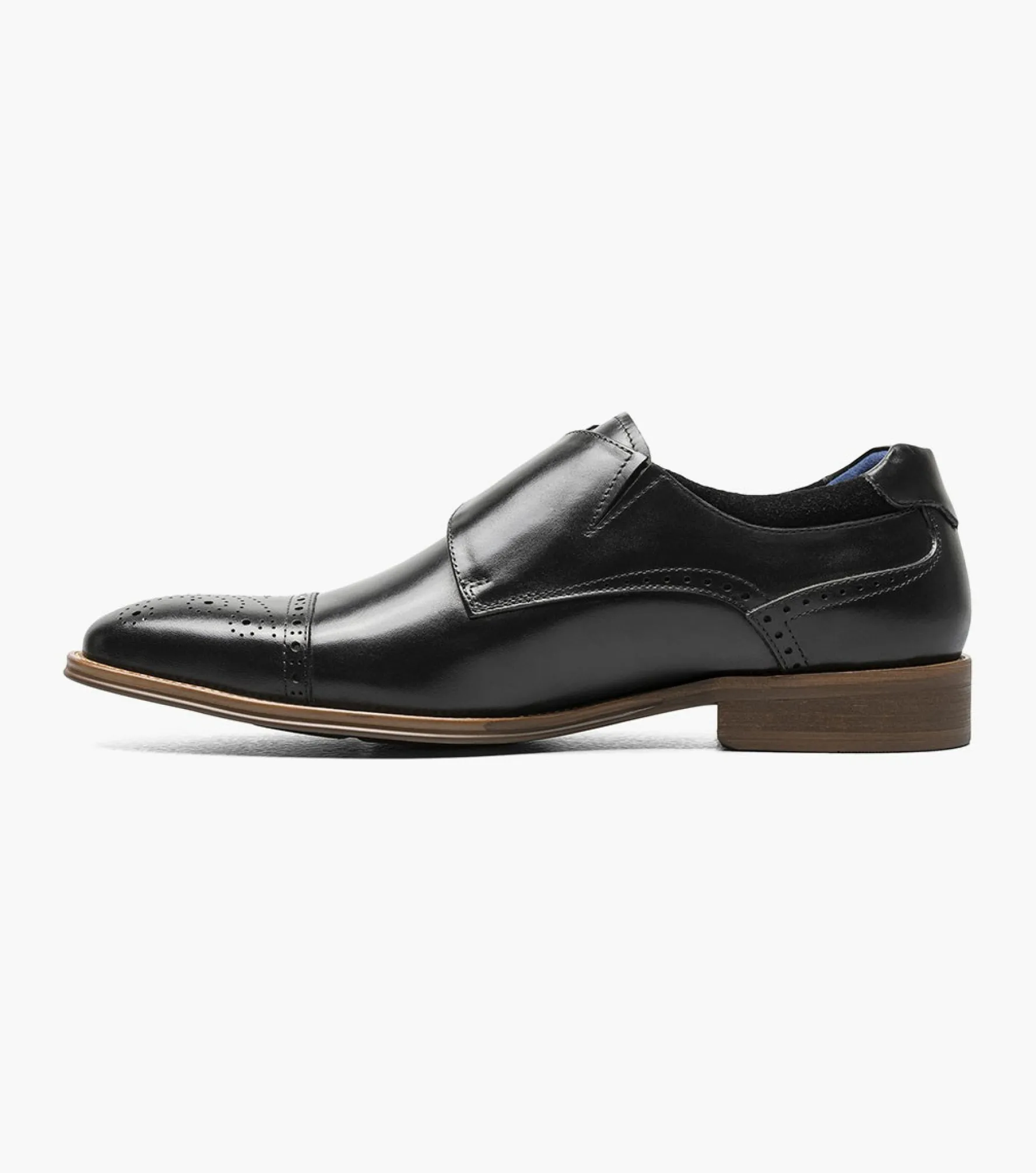 Stacy Adams Mathis Cap Toe Monk Strap