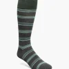 Stacy Adams Mini Stripe Men\\'S Crew Dress Socks