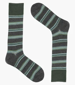 Stacy Adams Mini Stripe Men\\'S Crew Dress Socks