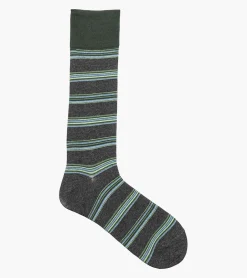 Stacy Adams Mini Stripe Men\\'S Crew Dress Socks
