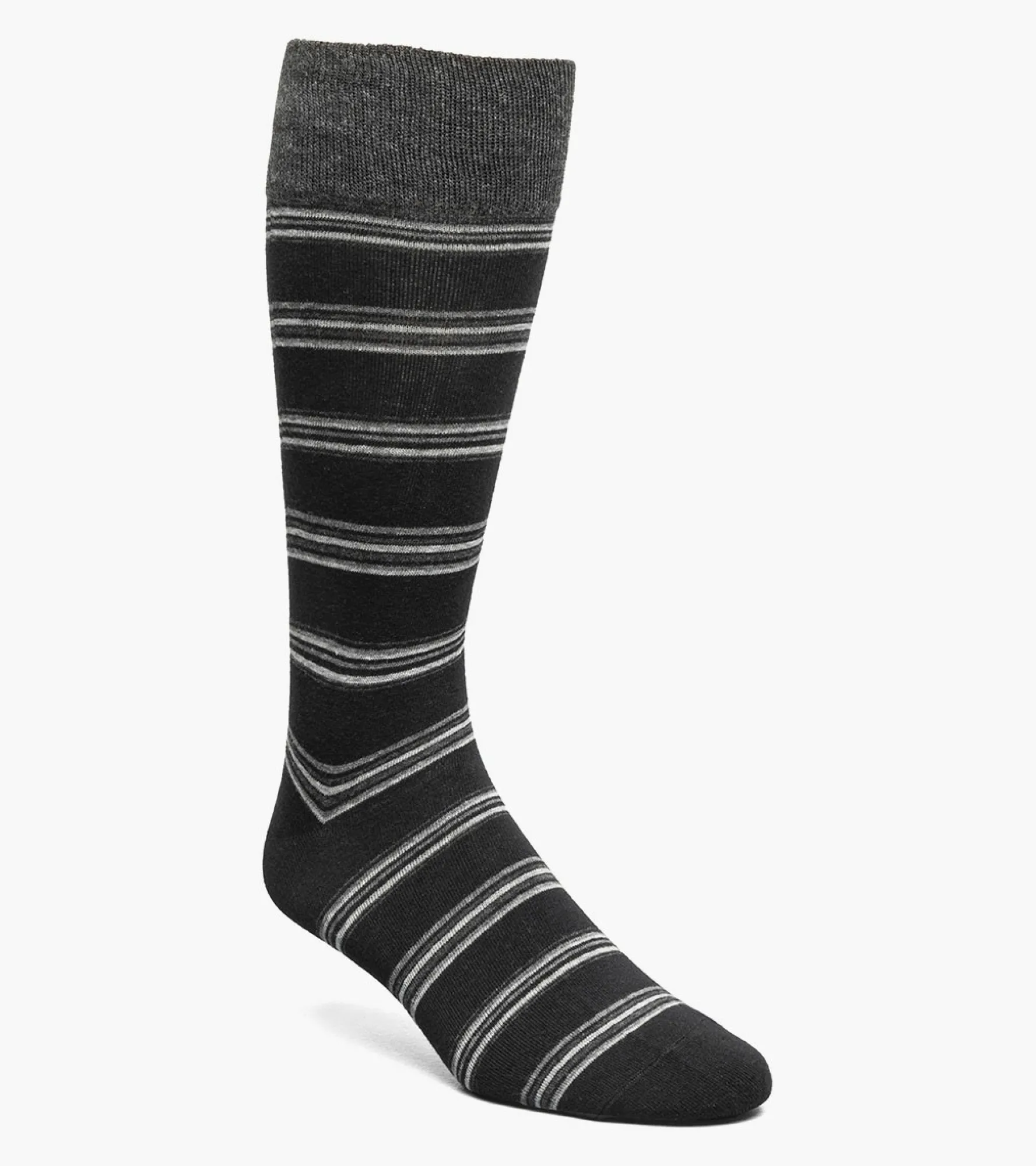 Stacy Adams Mini Stripe Men\\'S Crew Dress Socks