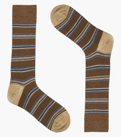 Stacy Adams Mini Stripe Men\\'S Crew Dress Socks