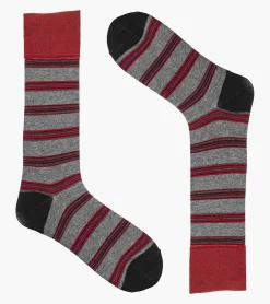 Stacy Adams Mini Stripe Men\\'S Crew Dress Socks
