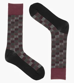 Stacy Adams Modern Block Men\\'S Crew Dress Socks