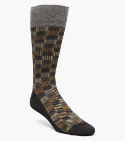 Stacy Adams Modern Block Men\\'S Crew Dress Socks