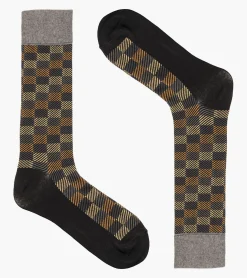 Stacy Adams Modern Block Men\\'S Crew Dress Socks