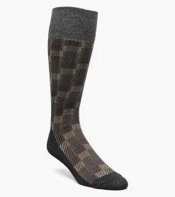 Stacy Adams Modern Block Men\\'S Crew Dress Socks