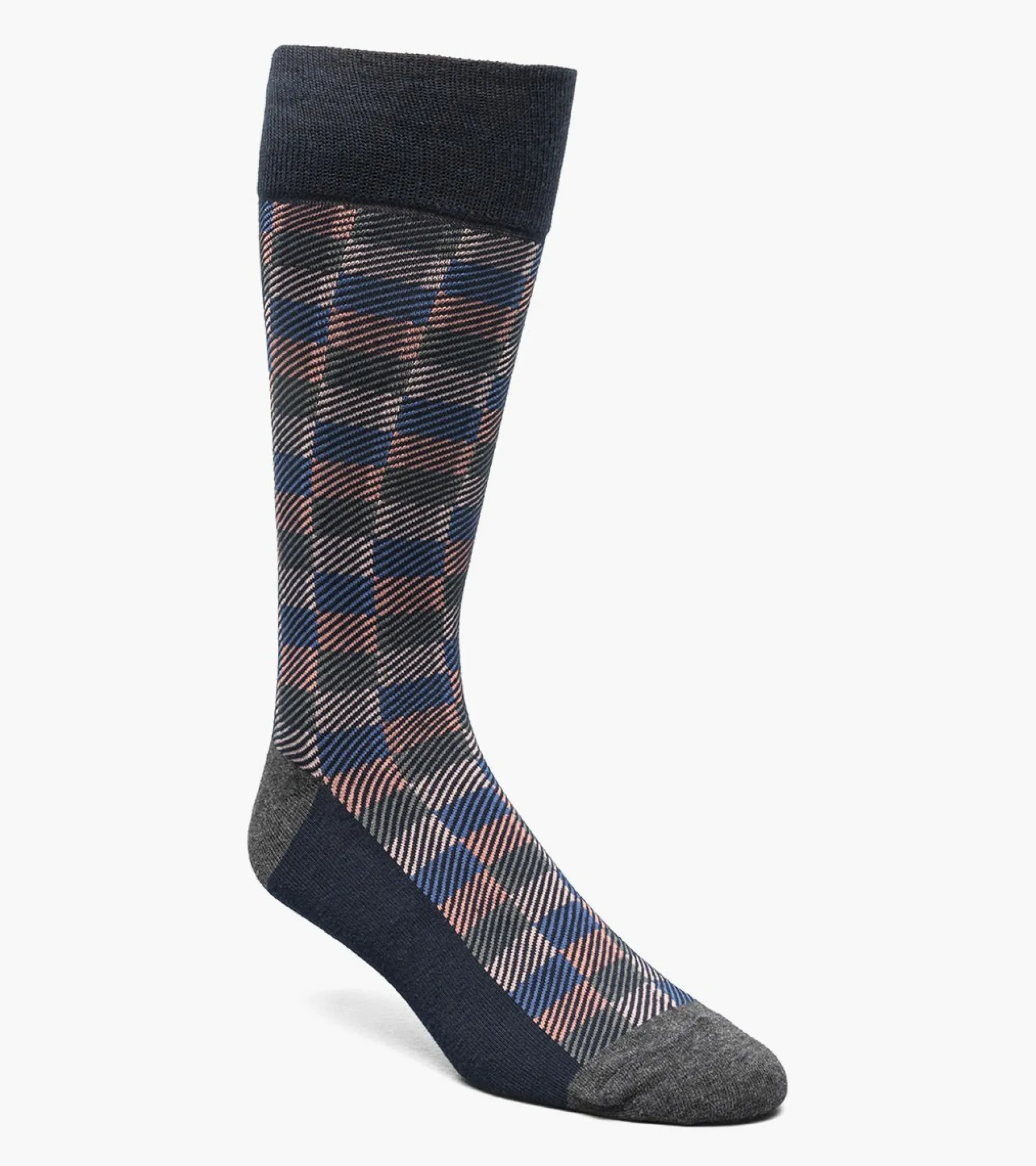 Stacy Adams Modern Block Men\\'S Crew Dress Socks