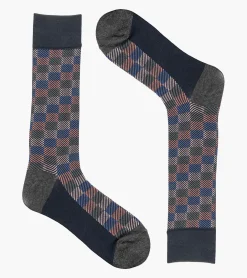 Stacy Adams Modern Block Men\\'S Crew Dress Socks