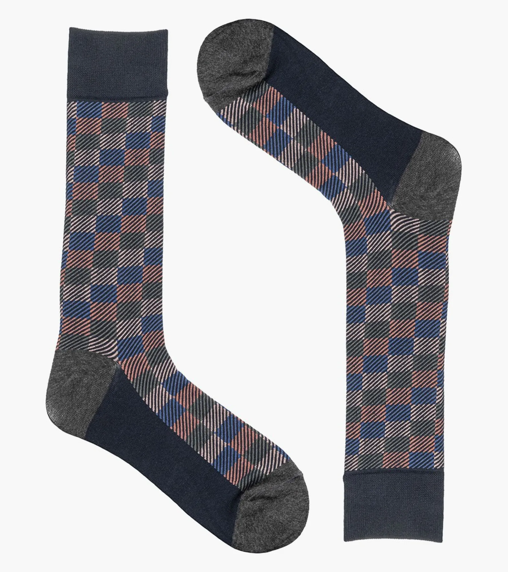 Stacy Adams Modern Block Men\\'S Crew Dress Socks