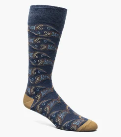 Stacy Adams Modern Paisley Men\\'S Crew Dress Sock