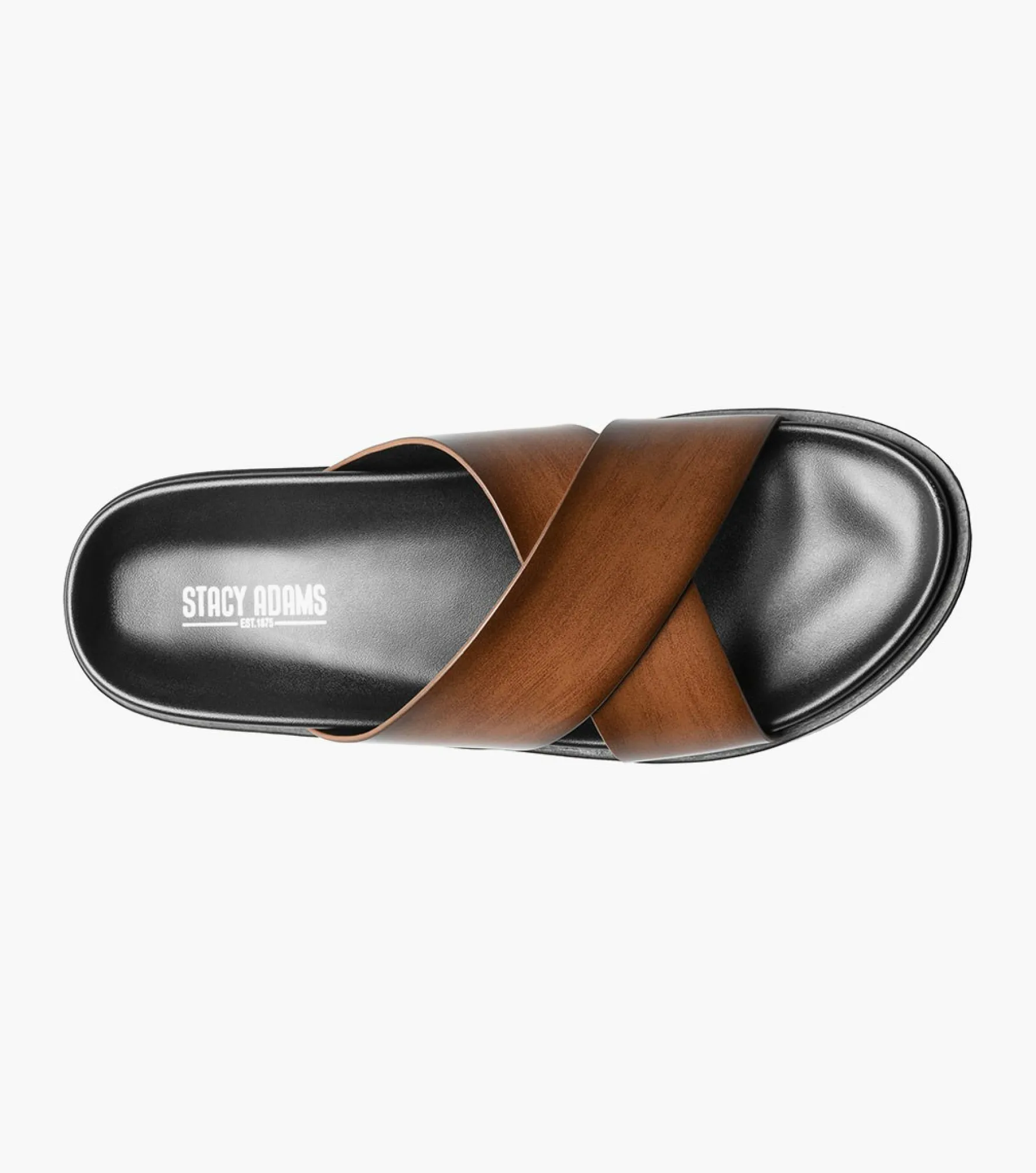 Stacy Adams Montel Cross Strap Slide Sandal
