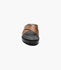 Stacy Adams Montel Cross Strap Slide Sandal