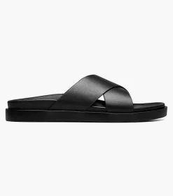 Stacy Adams Montel Cross Strap Slide Sandal