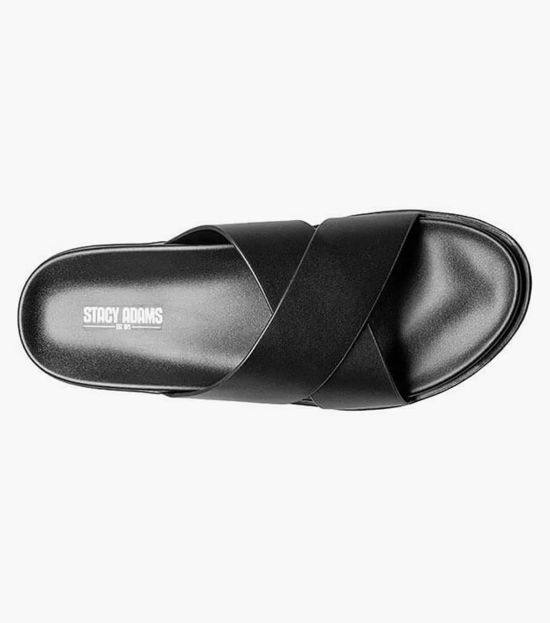 Stacy Adams Montel Cross Strap Slide Sandal
