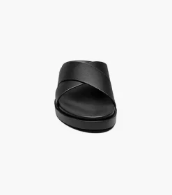 Stacy Adams Montel Cross Strap Slide Sandal
