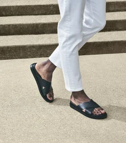 Stacy Adams Montel Cross Strap Slide Sandal