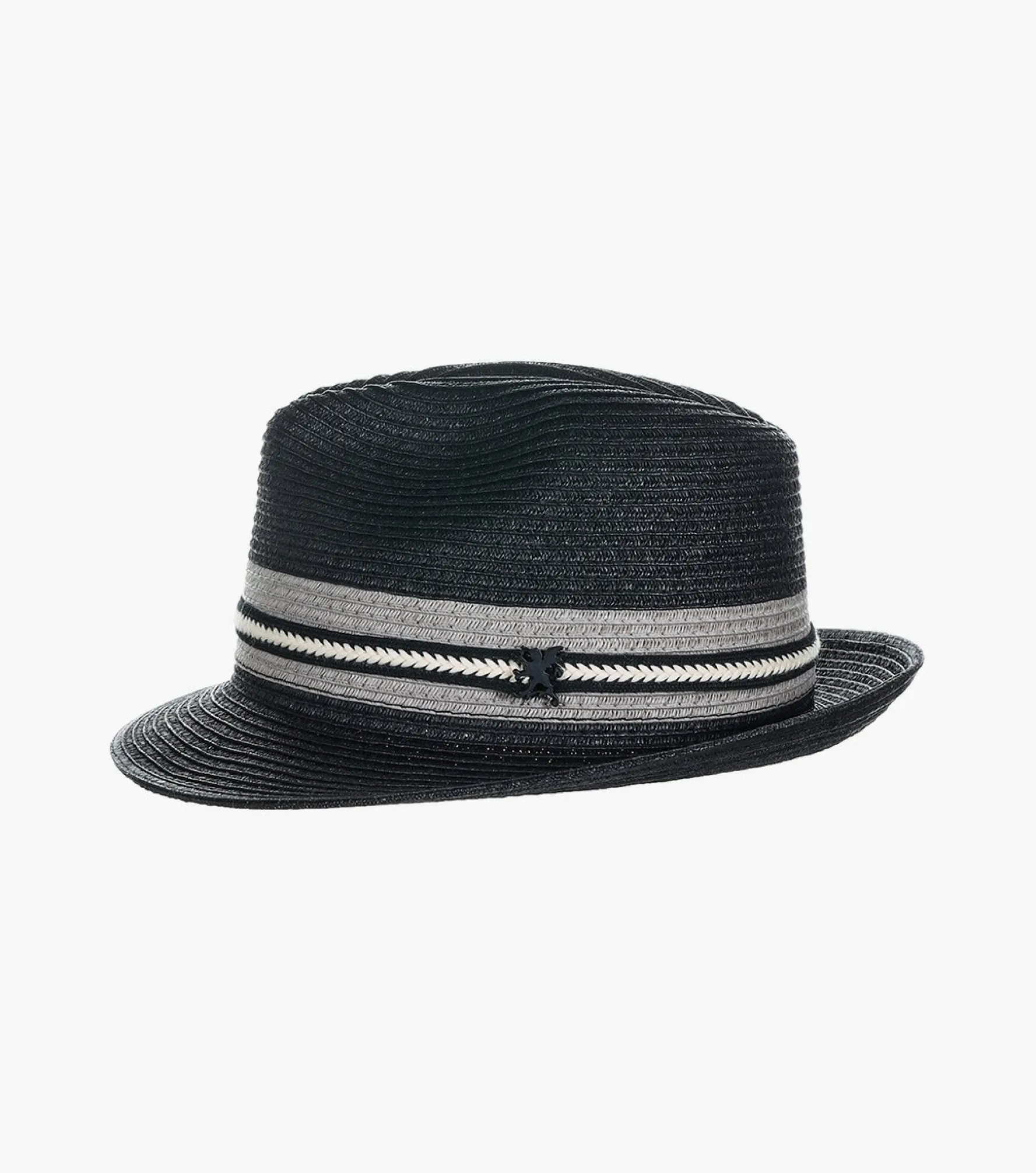 Stacy Adams Montrell Fedora Paper Braid Pinch Front Hat