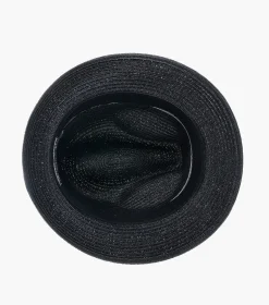 Stacy Adams Montrell Fedora Paper Braid Pinch Front Hat