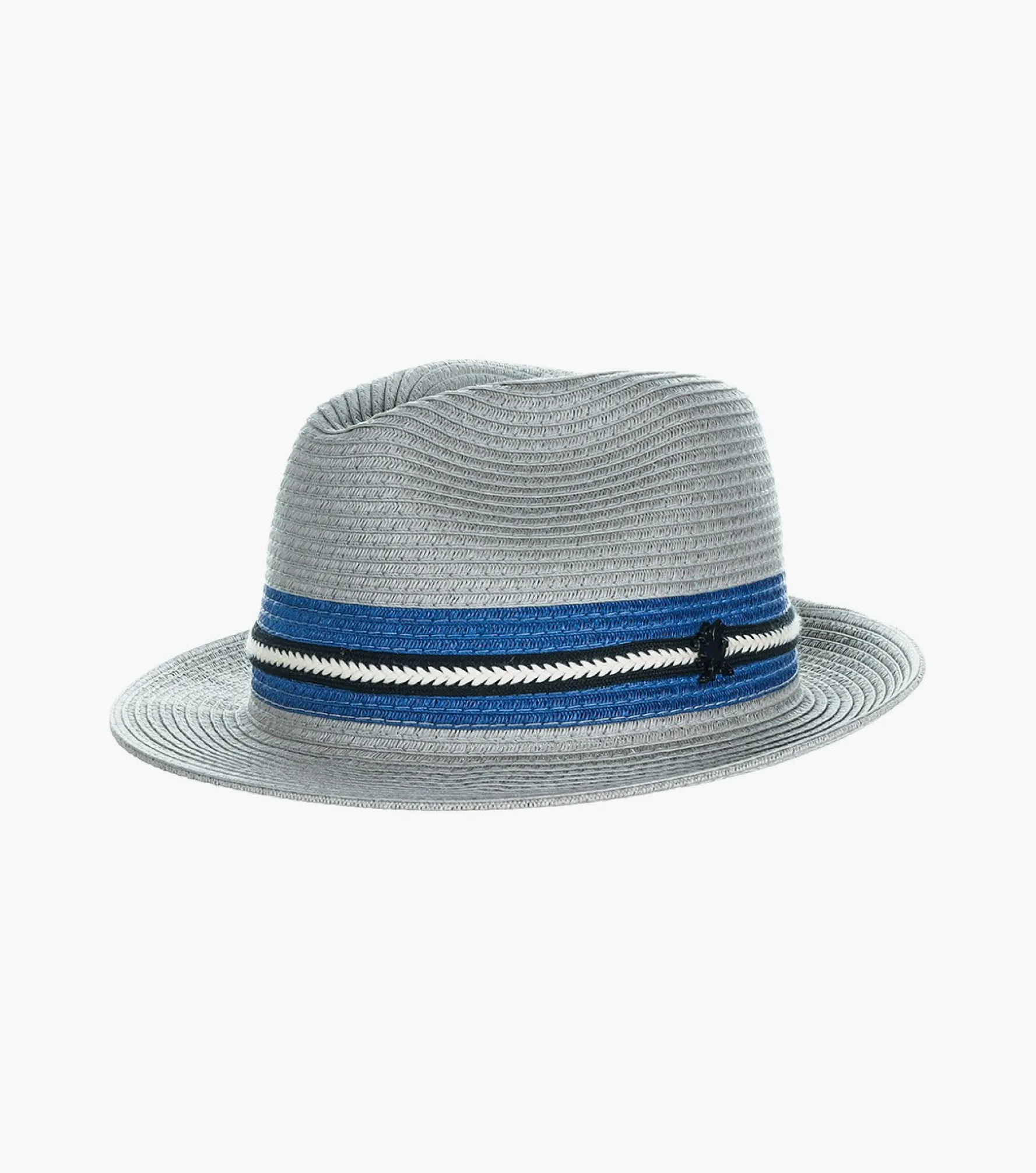 Stacy Adams Montrell Fedora Paper Braid Pinch Front Hat