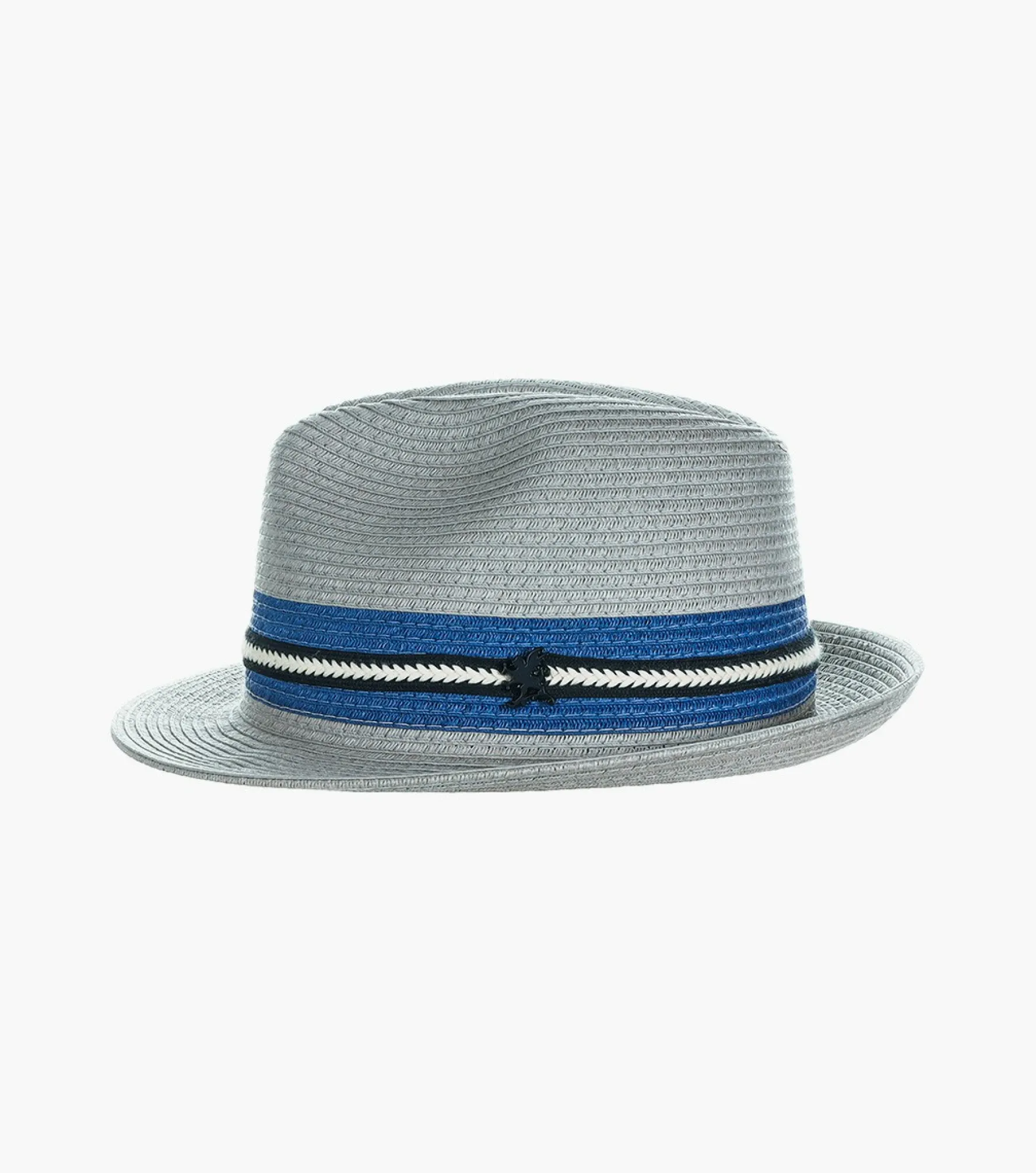 Stacy Adams Montrell Fedora Paper Braid Pinch Front Hat