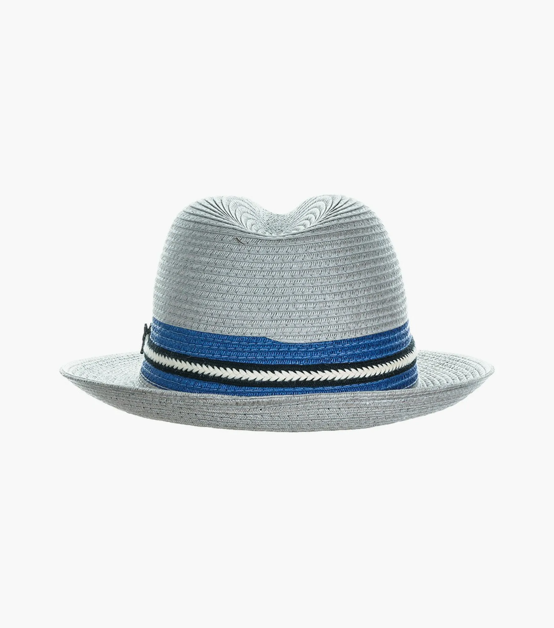 Stacy Adams Montrell Fedora Paper Braid Pinch Front Hat