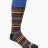Stacy Adams Multi Stripe Men\\'S Crew Dress Sock