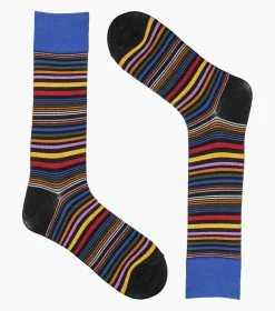 Stacy Adams Multi Stripe Men\\'S Crew Dress Sock