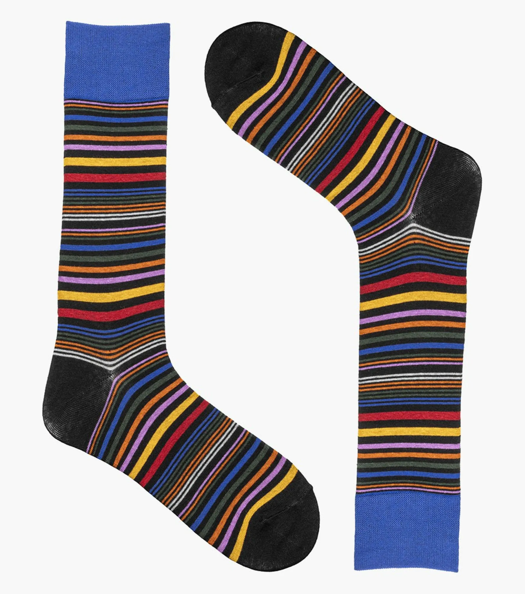 Stacy Adams Multi Stripe Men\\'S Crew Dress Sock