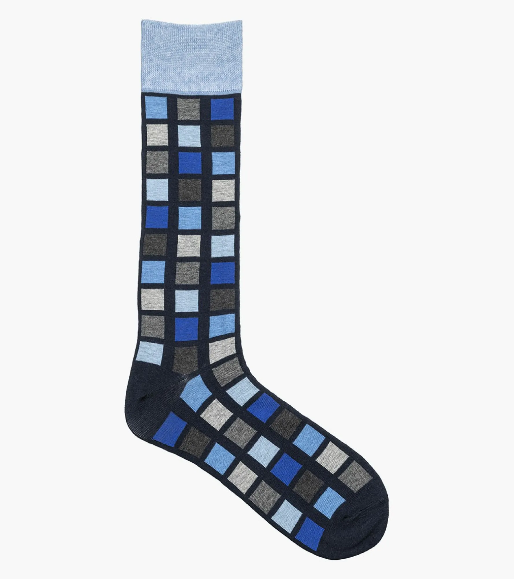 Stacy Adams Multi-Color Block Men\\'S Crew Dress Socks