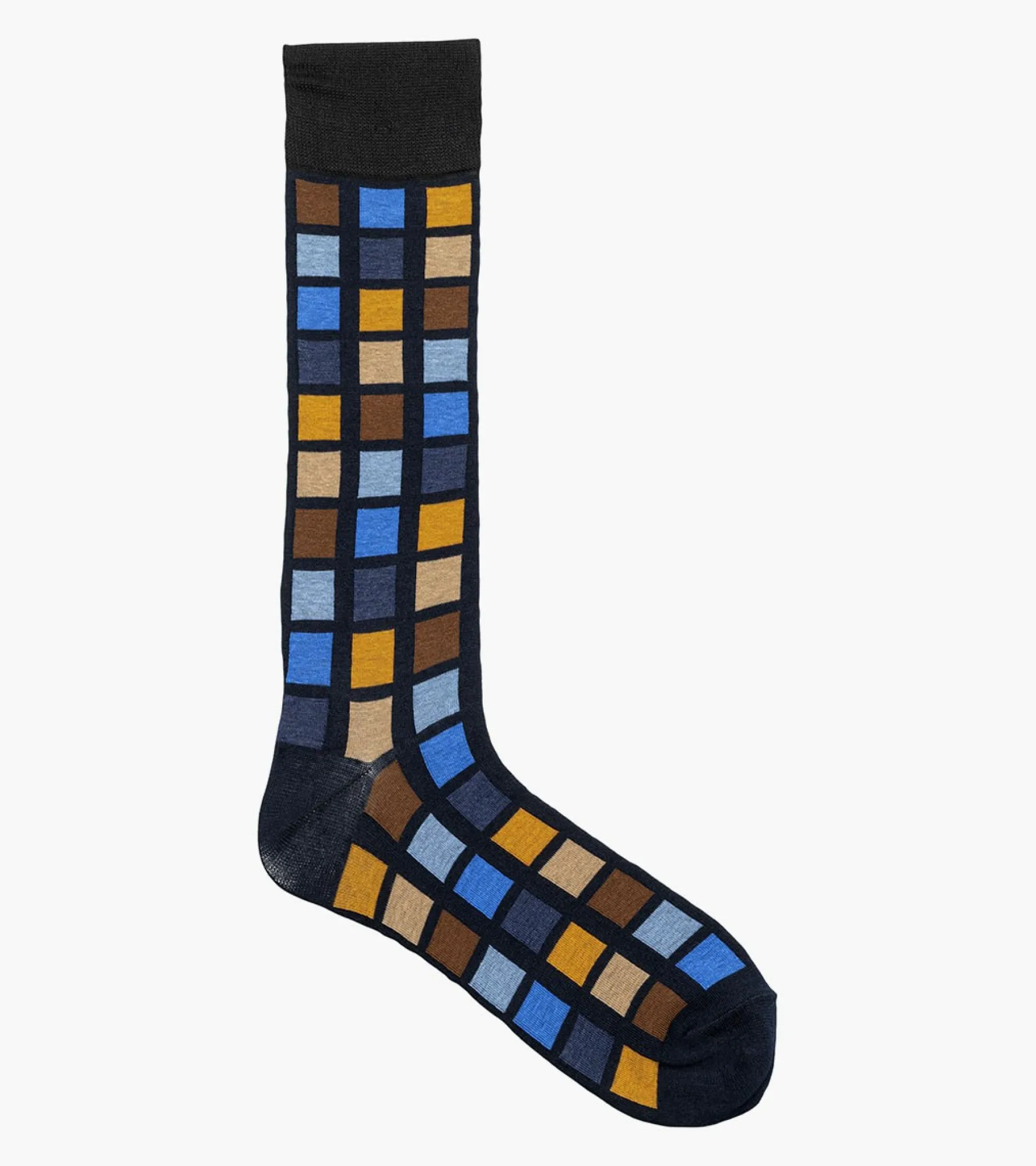 Stacy Adams Multi-Color Block Men\\'S Crew Dress Socks