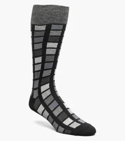 Stacy Adams Multi-Color Block Men\\'S Crew Dress Socks