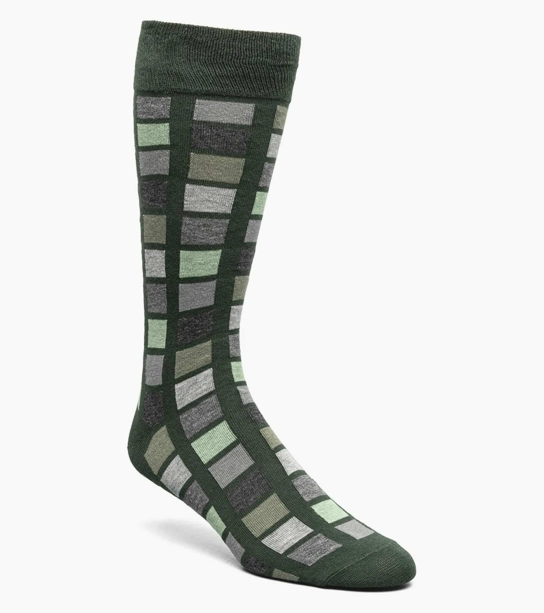 Stacy Adams Multi-Color Block Men\\'S Crew Dress Socks