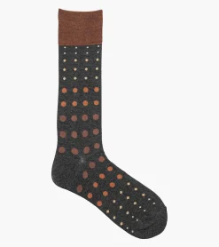 Stacy Adams Multi-Size Dots Men\\'S Crew Dress Socks